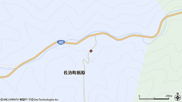 〒689-1326 鳥取県鳥取市佐治町栃原の地図