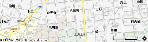 愛知県一宮市時之島毛勝野30周辺の地図
