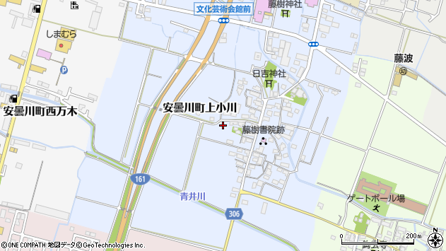 〒520-1224 滋賀県高島市安曇川町上小川の地図