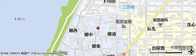 愛知県一宮市小信中島郷中6周辺の地図