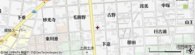 愛知県一宮市時之島古野10周辺の地図