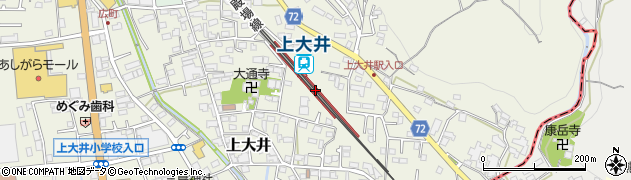 神奈川県足柄上郡大井町周辺の地図