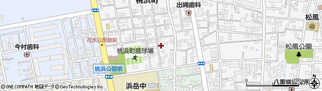 神奈川県平塚市桃浜町周辺の地図