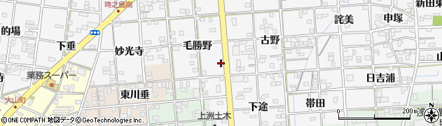 愛知県一宮市時之島毛勝野41周辺の地図