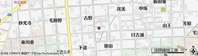 愛知県一宮市時之島古野95周辺の地図