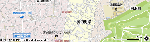 神奈川県茅ヶ崎市菱沼海岸4周辺の地図
