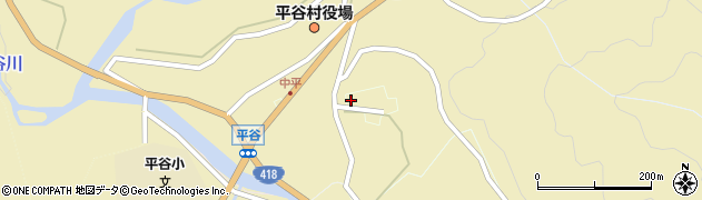 長野県下伊那郡平谷村491周辺の地図