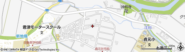 君津共同火力株式会社　貞元独身寮周辺の地図