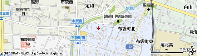 愛知県江南市布袋町西11周辺の地図