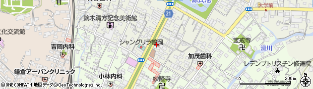 鎌倉雪ノ下郵便局 ＡＴＭ周辺の地図