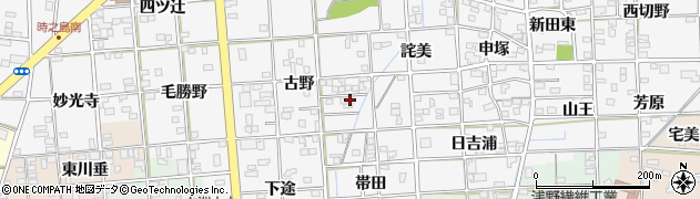 愛知県一宮市時之島古野80周辺の地図