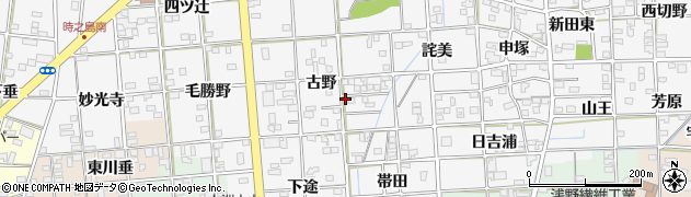 愛知県一宮市時之島古野84周辺の地図