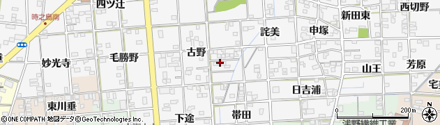 愛知県一宮市時之島古野82周辺の地図