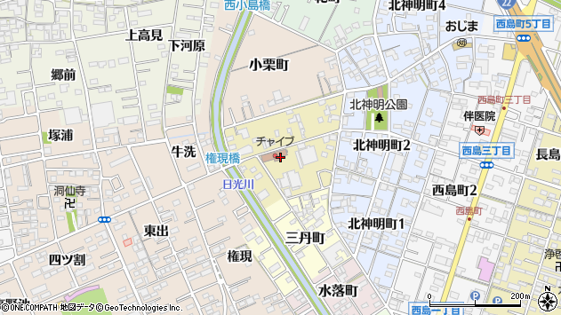 〒491-0067 愛知県一宮市北丹町の地図