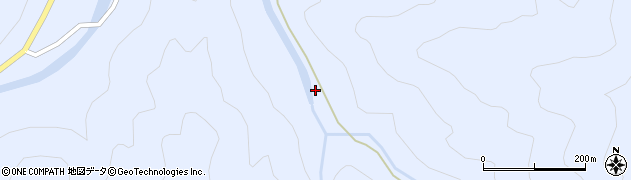 兵庫県養父市大屋町筏1262周辺の地図
