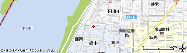 愛知県一宮市小信中島郷中3周辺の地図