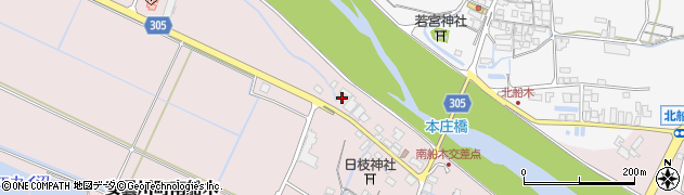 滋賀県高島市安曇川町南船木508周辺の地図