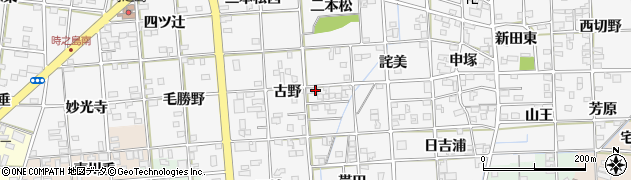 愛知県一宮市時之島古野67周辺の地図