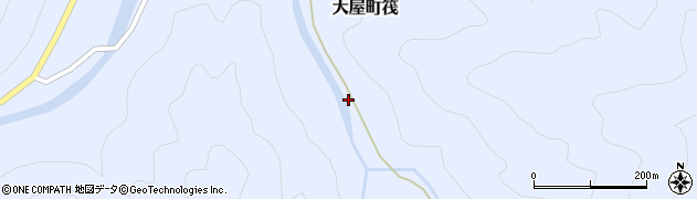 兵庫県養父市大屋町筏1257周辺の地図