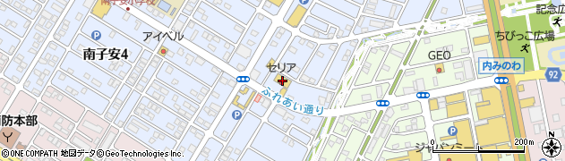 ホワイト急便　ミツミネドライブスルー南子安店周辺の地図