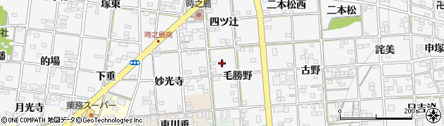 愛知県一宮市時之島毛勝野14周辺の地図