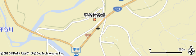 長野県下伊那郡平谷村461周辺の地図