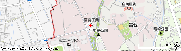 神奈川県足柄上郡開成町宮台646周辺の地図