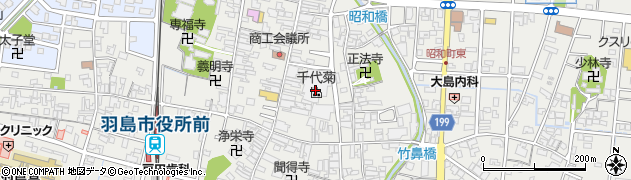 千代菊株式会社　小売部周辺の地図