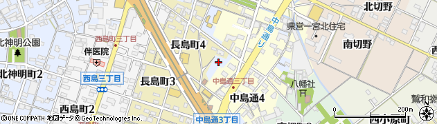 愛知県一宮市一宮（中小島）周辺の地図