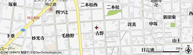 愛知県一宮市時之島古野24周辺の地図