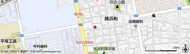 神奈川県平塚市桃浜町21-13周辺の地図