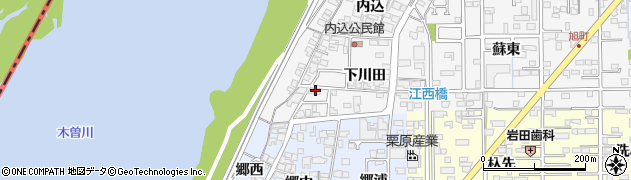 愛知県一宮市奥町下川田73周辺の地図