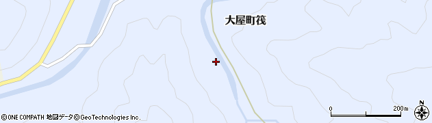 兵庫県養父市大屋町筏1231周辺の地図