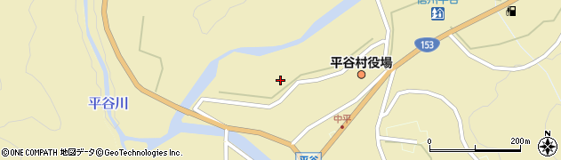 長野県下伊那郡平谷村384周辺の地図