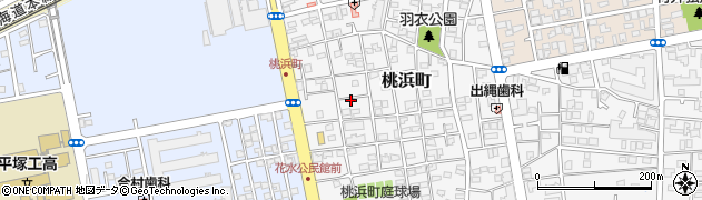 神奈川県平塚市桃浜町21-16周辺の地図
