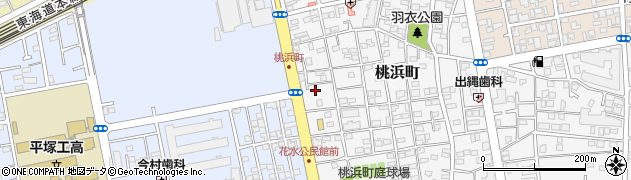 神奈川県平塚市桃浜町24周辺の地図