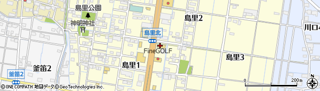 初寿司 島里分店周辺の地図