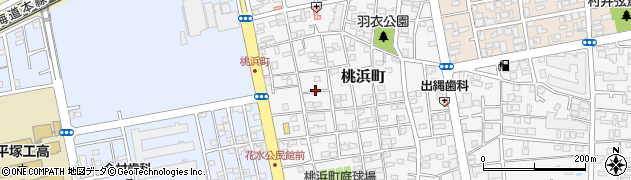 神奈川県平塚市桃浜町21周辺の地図