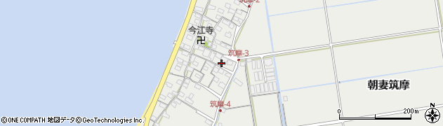 滋賀県米原市朝妻筑摩1637周辺の地図