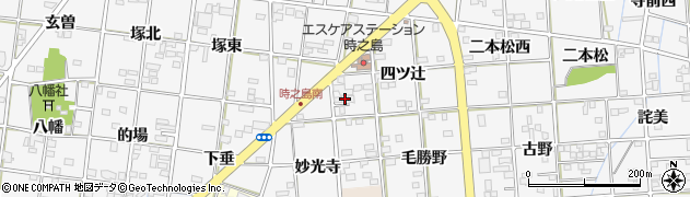 愛知県一宮市時之島四ツ辻13周辺の地図