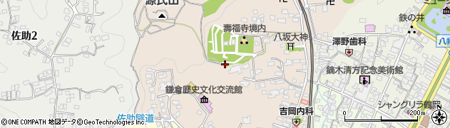 神奈川県鎌倉市扇ガ谷1丁目周辺の地図