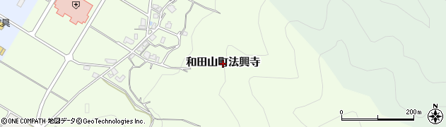 兵庫県朝来市和田山町法興寺周辺の地図