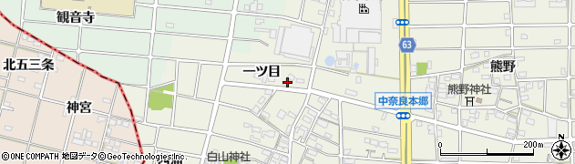 愛知県江南市中奈良町一ツ目113周辺の地図