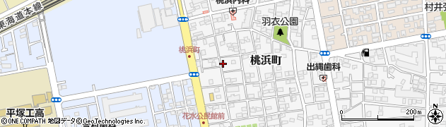 神奈川県平塚市桃浜町21-19周辺の地図