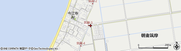 滋賀県米原市朝妻筑摩2460周辺の地図