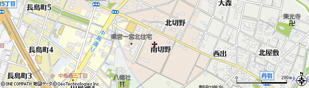 愛知県一宮市佐千原（南切野）周辺の地図