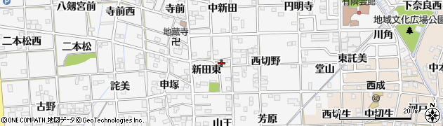 愛知県一宮市時之島（新田東）周辺の地図