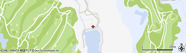 睦沢ダム管理棟周辺の地図