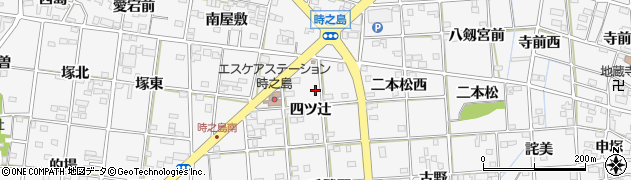 愛知県一宮市時之島四ツ辻48周辺の地図