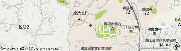 神奈川県鎌倉市扇ガ谷1丁目18周辺の地図